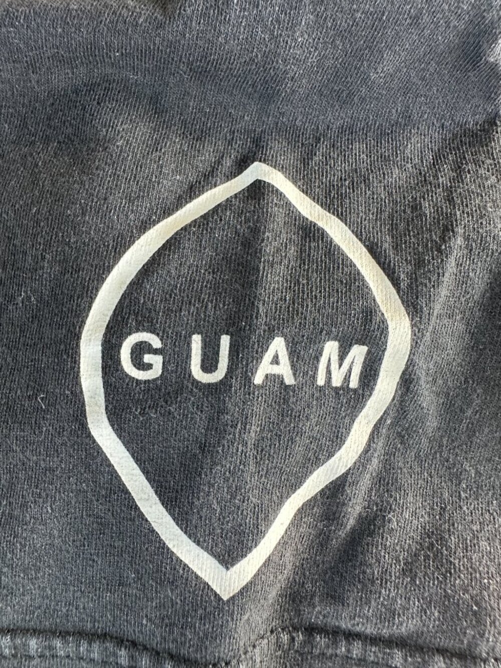 Crowns Team Guam Men's Black T Shirt Size Large GU Hafa Adai - Picture 4 of 5